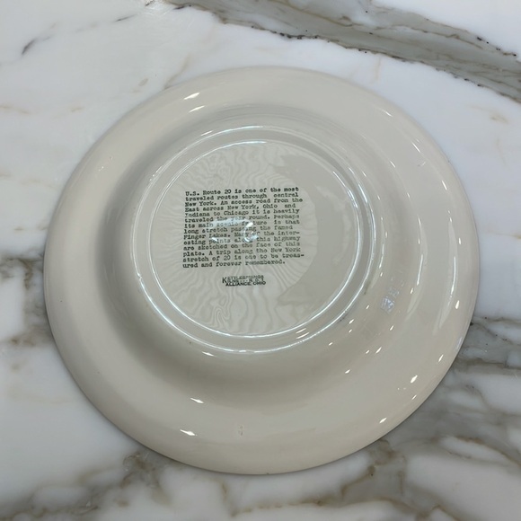 Kettlesprings Kilns, Alliance Ohio Vintage New York State Highway 20 Green Plate - Picture 7 of 8